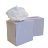02/16 2 Ply White ‘Cube’ Tissues